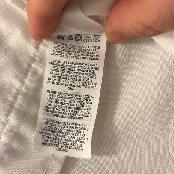 JCrew 100% cotton chino white womans shorts size 8 - Picture 6 of 7